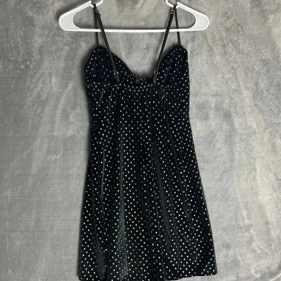 Show Me Your Mumu Small Constance Velvet Studded Mini Dress Holiday Festive Boho - Picture 3 of 7